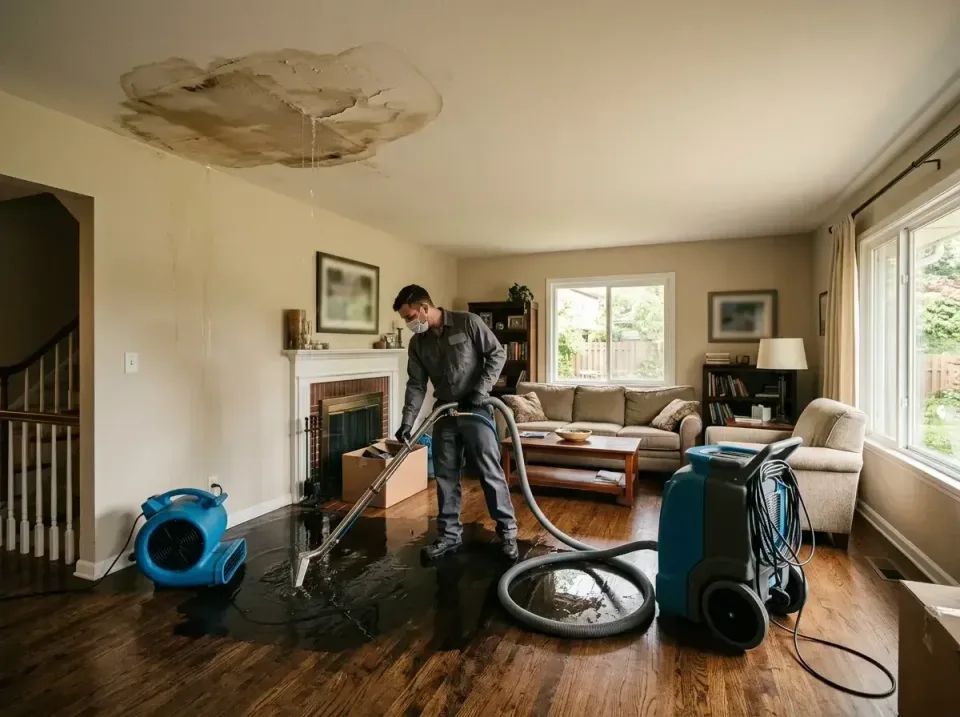 attic-pipe-burst-ceiling-drip-008 — frequently asked questions, Water Damage Restoration & Carpet Care in Sound Beach, NY